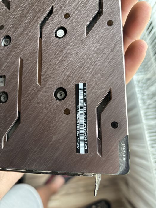 Rtx 2060 MSI Gaming Z 6gb