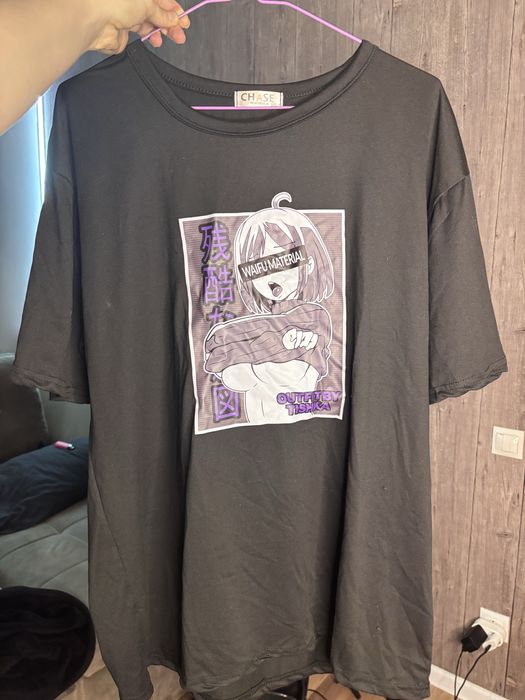 Аніме футболка чоловіча anime waifu