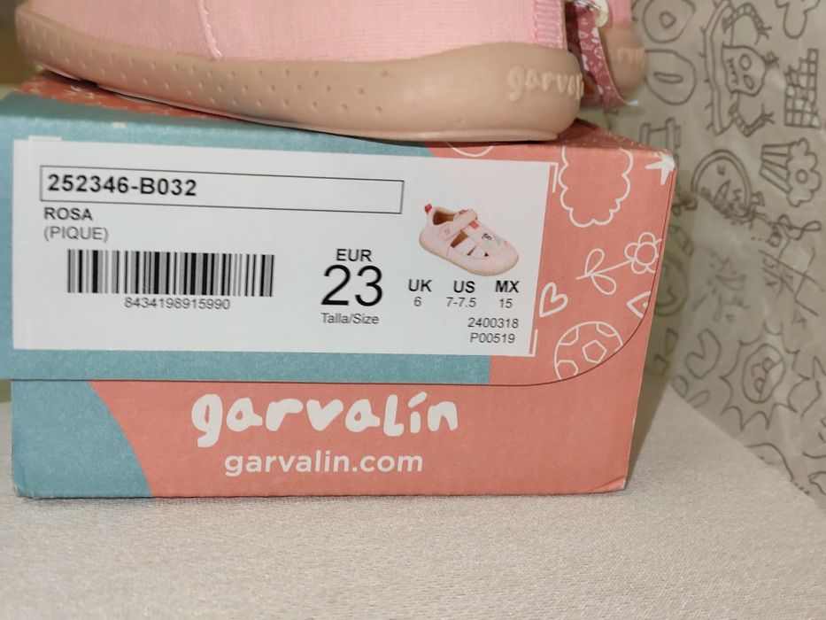 Sapatilhas para crianças Garvalín tamanho 23