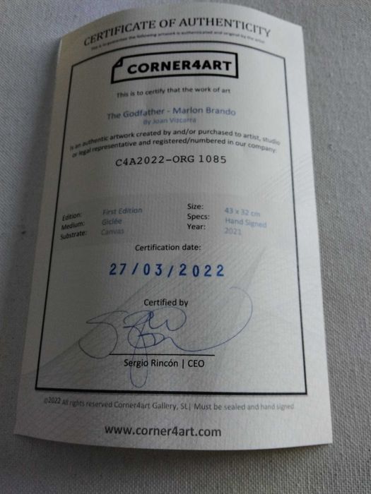 Obras de arte - Cinema - Autor: Joan Vizcarra