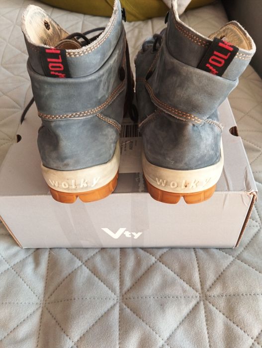 Botki Wolky Skórzane