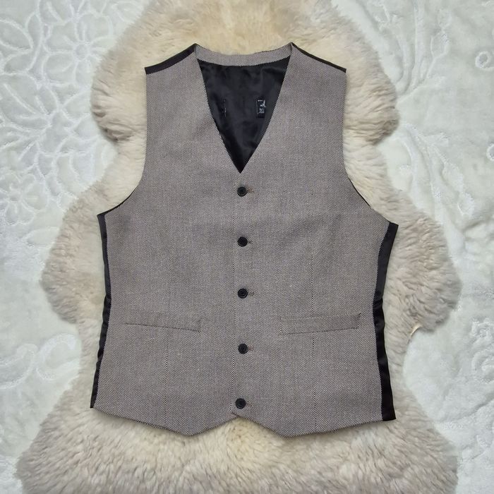 Kamizelka garniturowa S Bezowa Asos