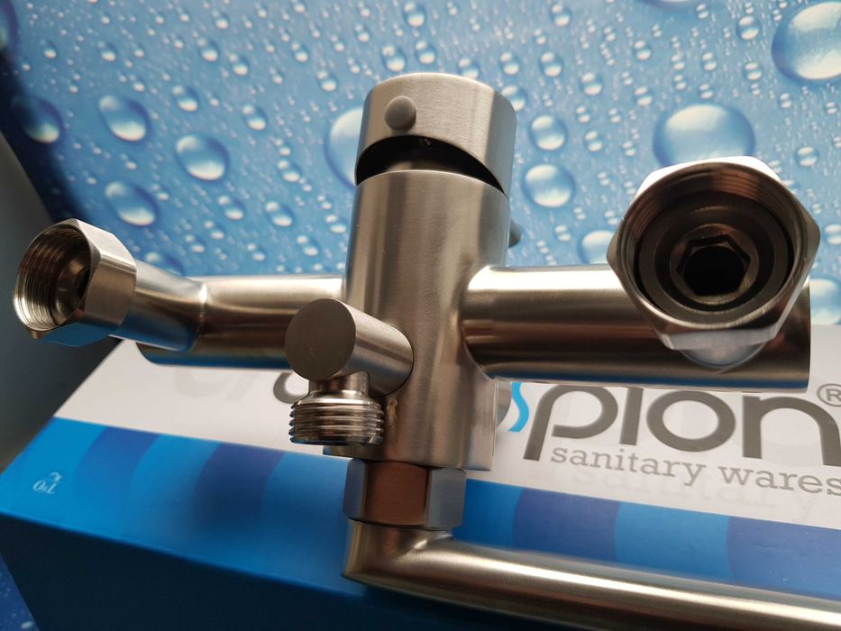 Смеситель змiшувач для ванны из нержавейки CHAMPION SUS-006 (EURO)