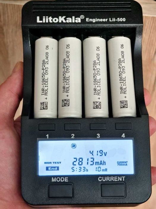 Акумулятор Molicel INR18650-P28A 2800mAh - 35A Аккумулятор високоток