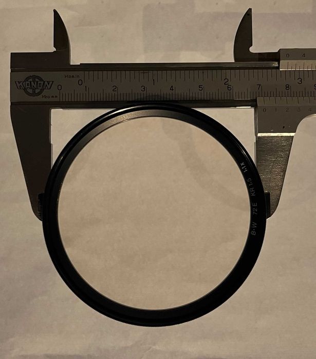 Filtros B+W 52mm, 55mm, 72mm