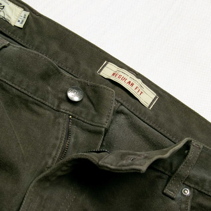 Marlboro spodnie jeansowe 38/32us khaki straight