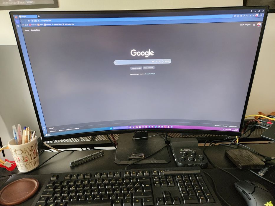 Ecrã/Display Gigabyte GS32QC 31.5" Curvo/Curved