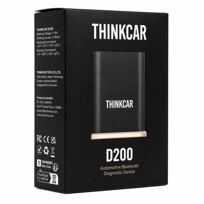 Автосканер Thinkcar D200 для Android, IOS НОВИНКА! сканер авто мультисканер мультимарочний сканер діагностика машини обладнання для сто оборудование