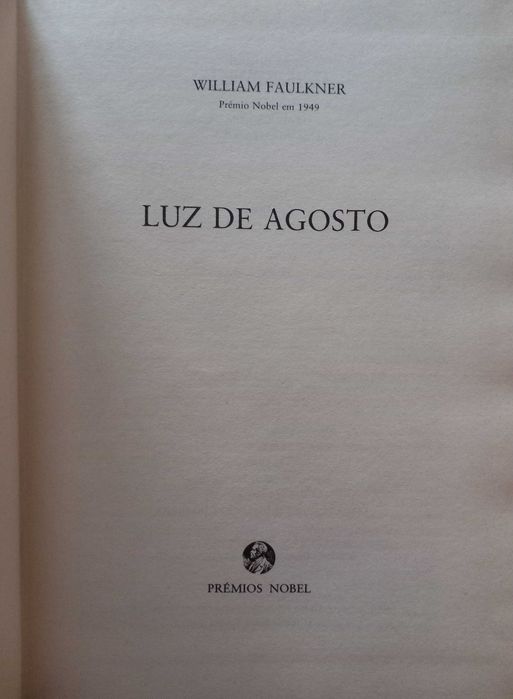 Luz de Agosto - William Faulkner