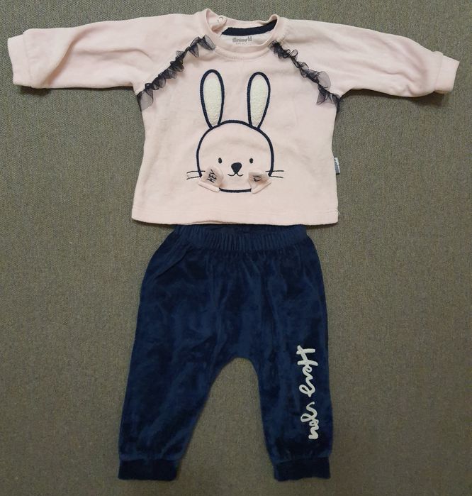 Велюровий костюм для дівчинки