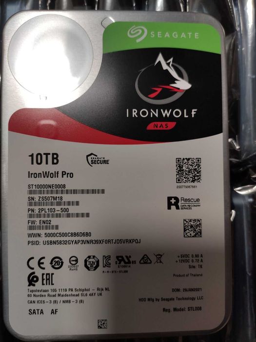 Dysk Seagate IronWolf Pro 10TB ST10000NE0008 (Dysk NAS 10Tb)