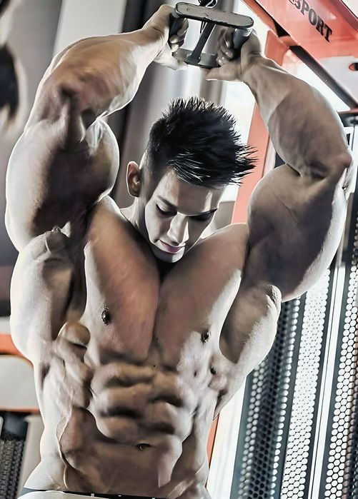 Постер с бодибилдером.Спортивный постер.Постер с качком