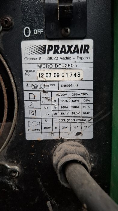 Aparelho de soldar trifasico