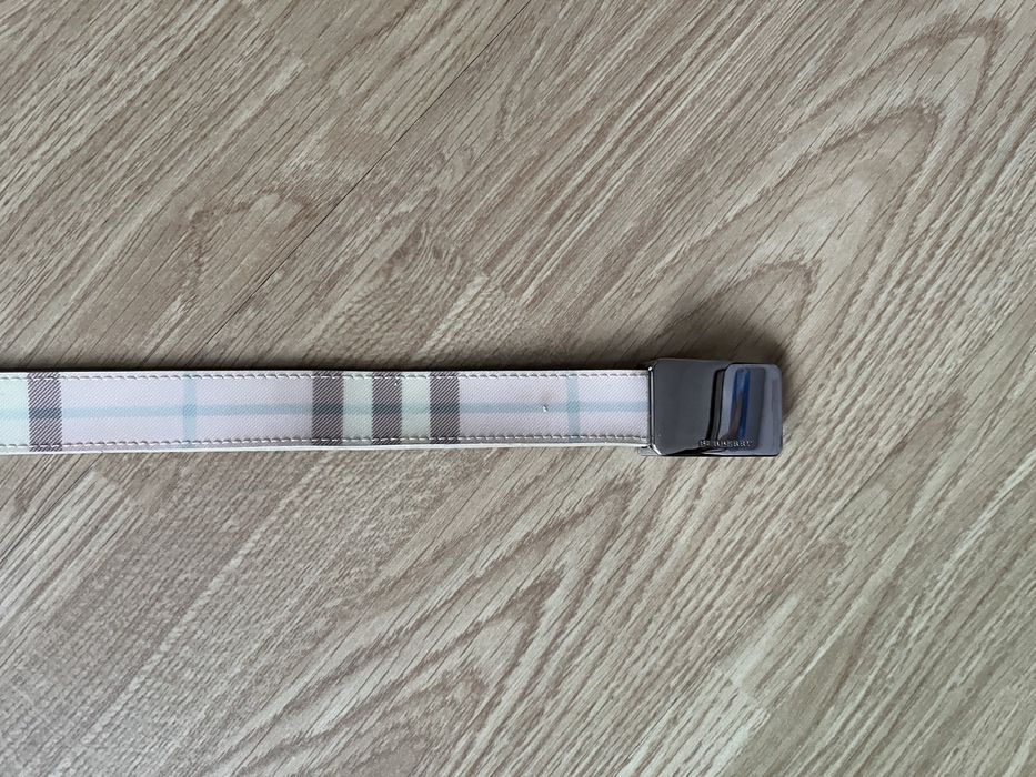 Pasek w krate Burberry