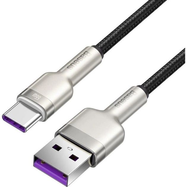 Кабель з чіпом Baseus USB to Type-C 100см Швидка Зарядка USB-C