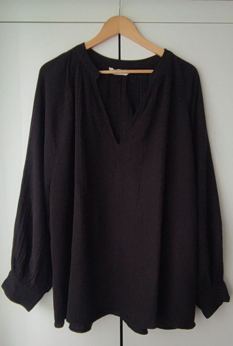 Muślinowa bluzka H&M oversize | XL/XXL
