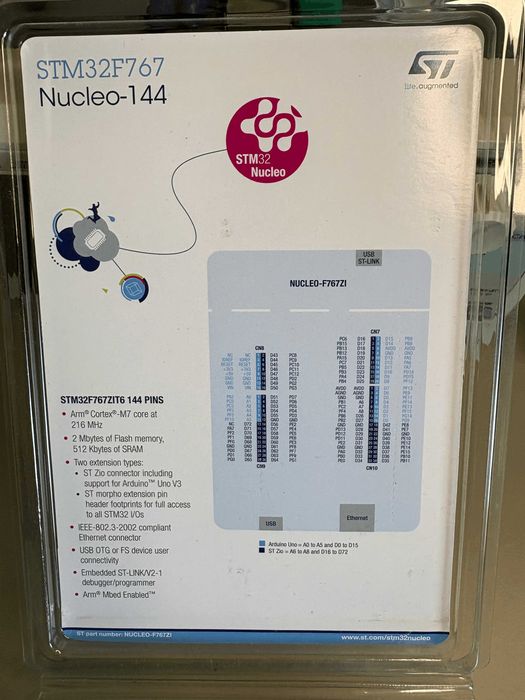 stm32F676 NUCLEO-144 developer kit