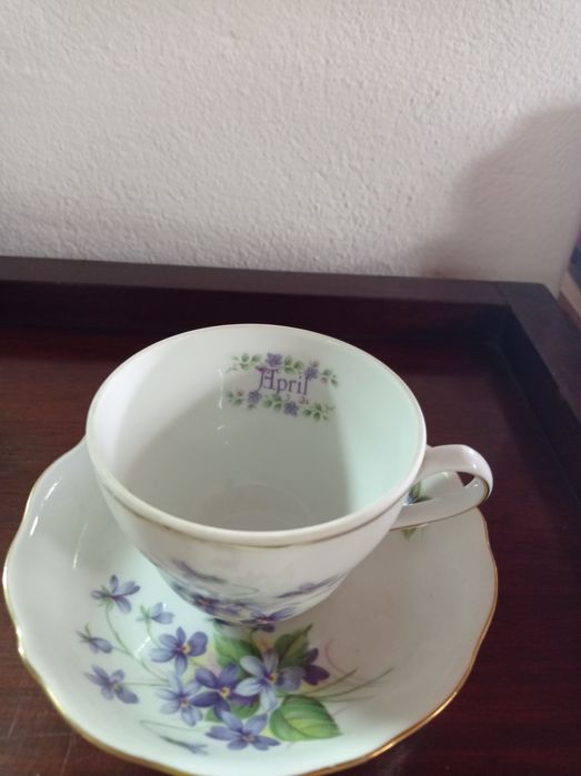 Chávena mais pires Limoges