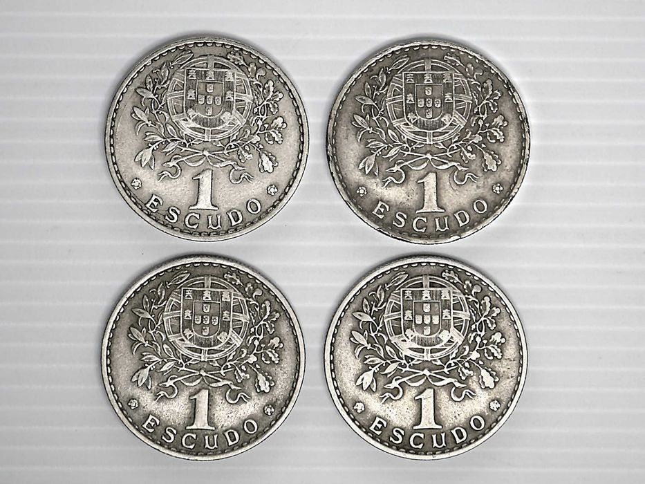 Lote de 4 Moedas 1 Escudo 1961