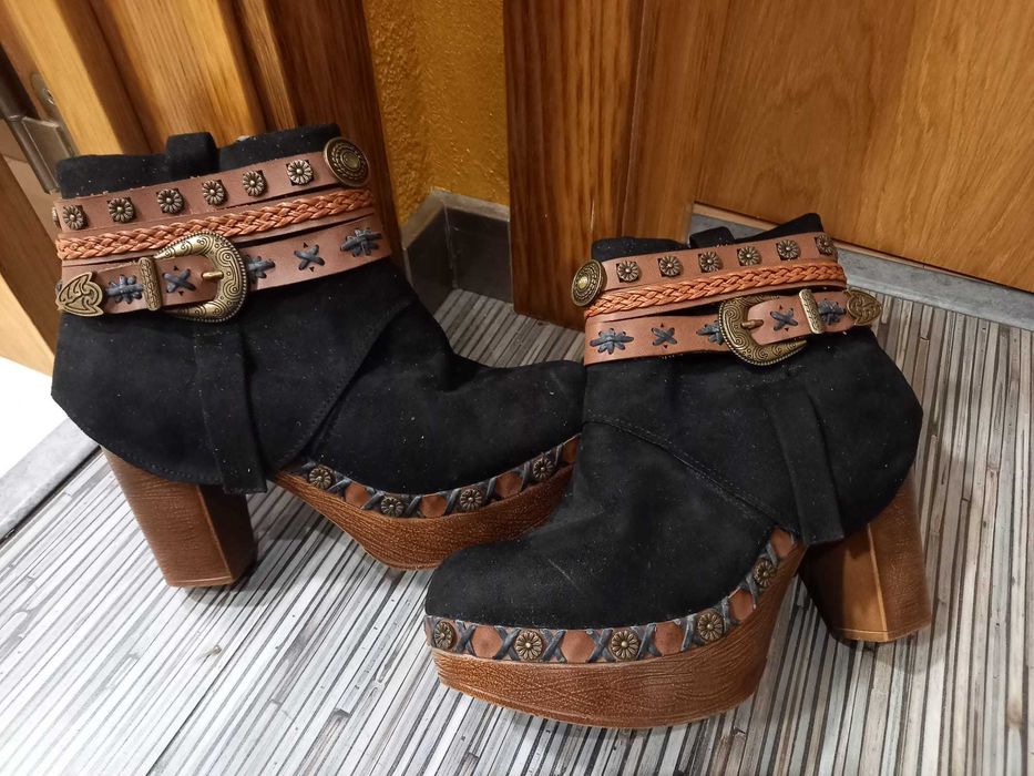 Botas Super Top em Pele N40