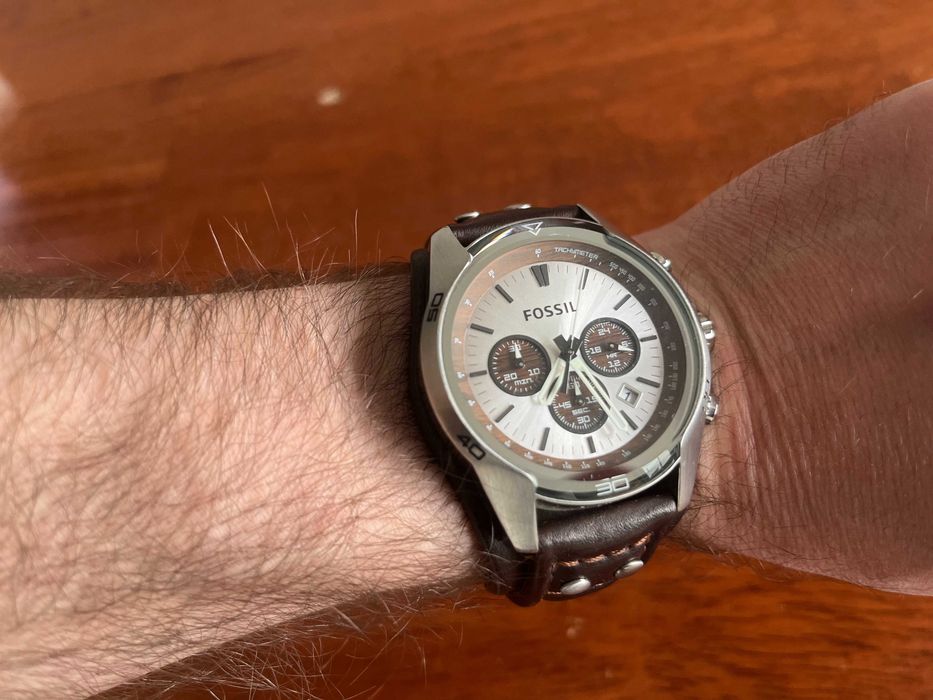 Relógio Fossil Coachman Chronograph (Cabedal)