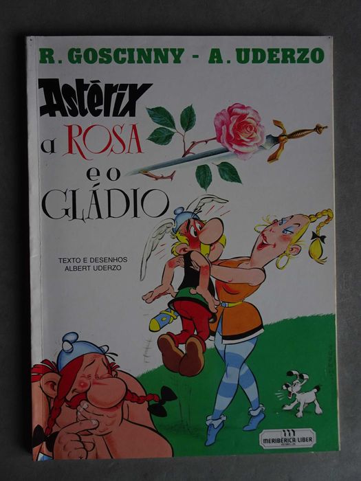 Livro Meribérica - Astérix A Rosa e o Gládio (capa mole)