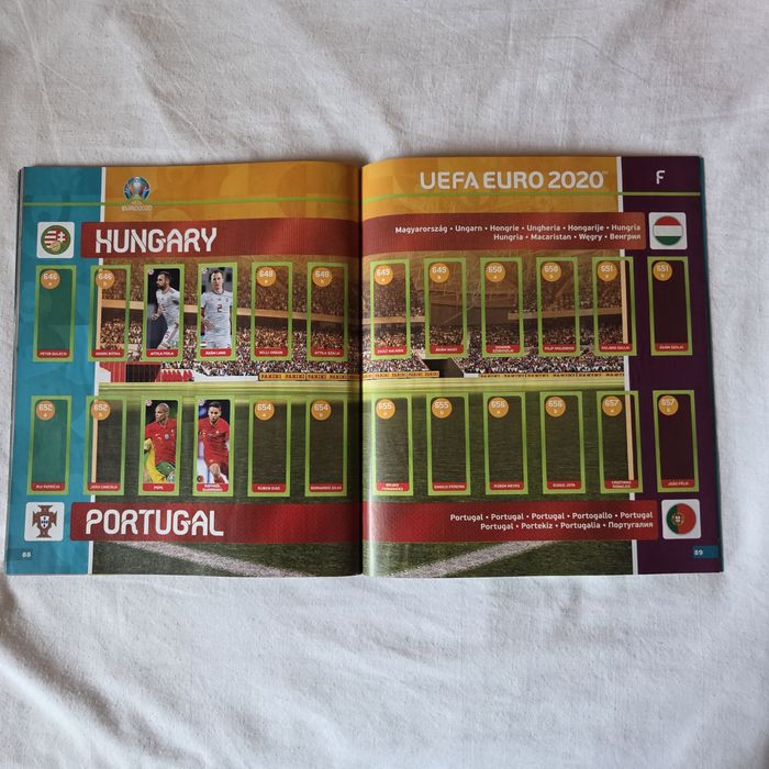 Euro 2020 caderneta