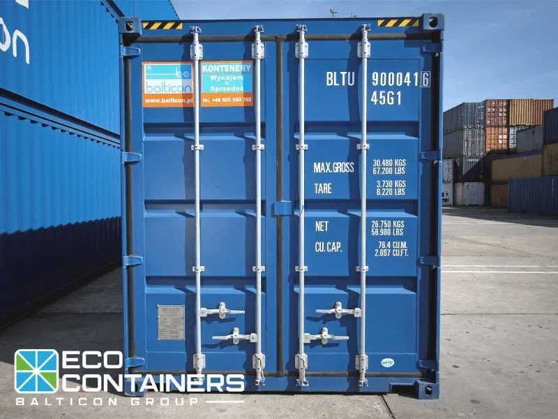Kontener morski 40'HC 12m one way magazyn na wynajem najem / KK
