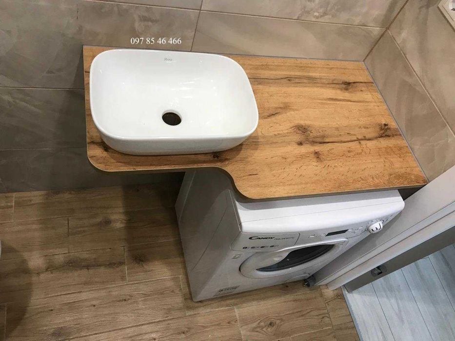 Умивальник суцільний і стільниця без швів під замовлення любі розміри