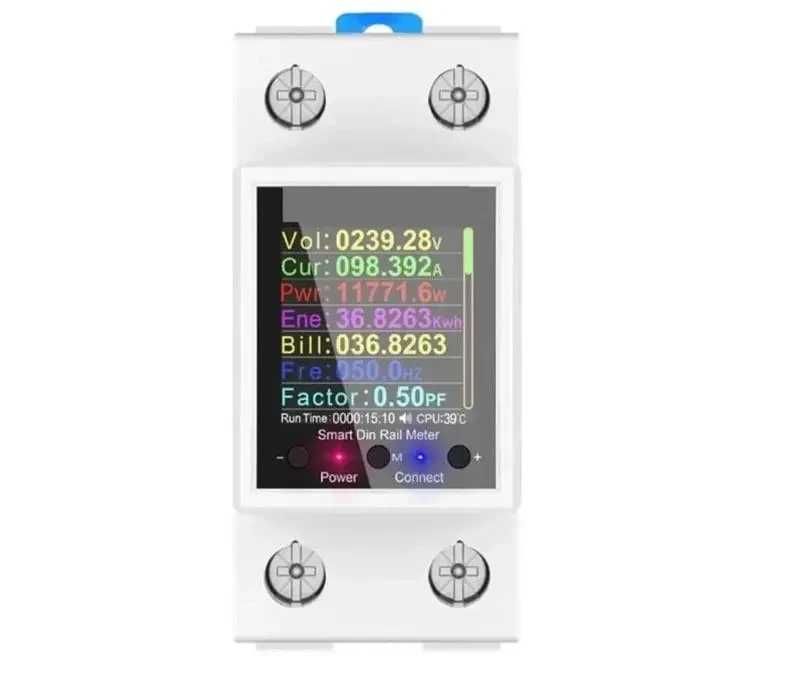 Умный счетчик Реле напруги на DIN рейку 100A Atorch GR2P