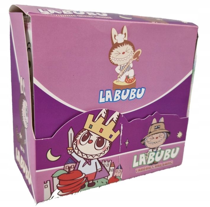 KARTY LABUBU cały box 288 KART, 36 Saszetek po 8 Kart
CAŁY MEGA BOX 2