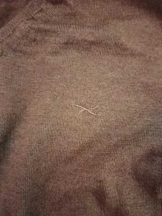 Шоколадний тепленький светр, джемпер BRAX, вовна, розмір S-M.