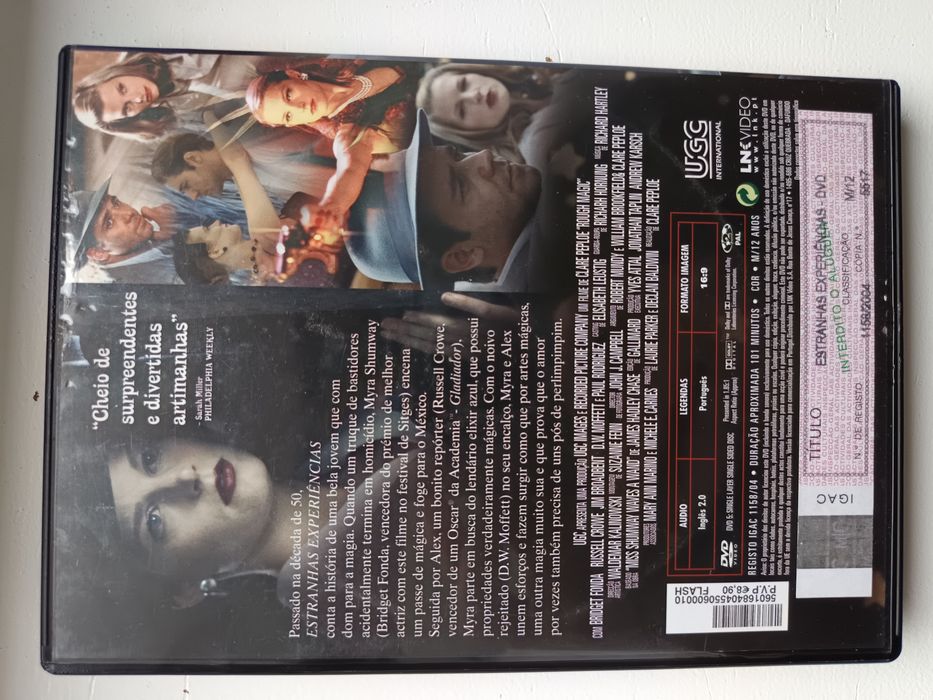 DVD estranhas experiências