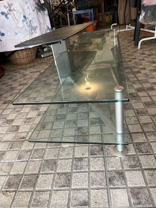 Móvel TV Vidro Inox