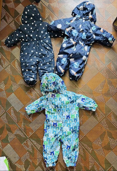 Комбенизоны теплые от 72-86 размера. Хололная Осень- Зима.  Состояние