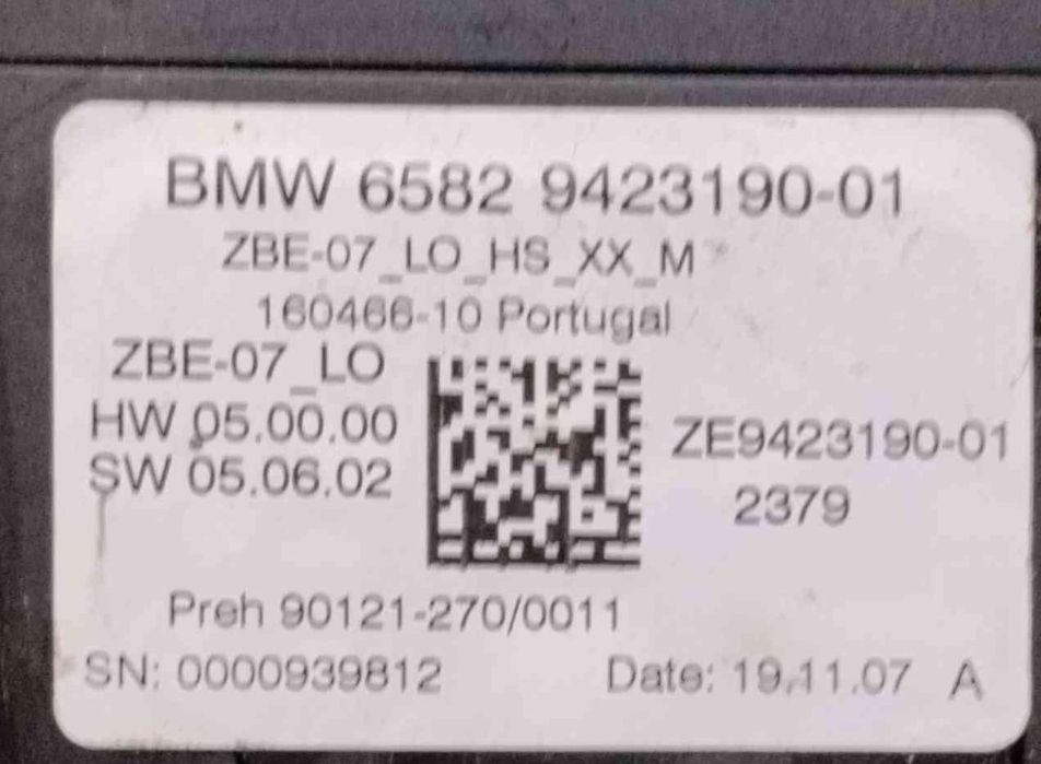 Consola Central 6582 9423190-01 - BMW 3
