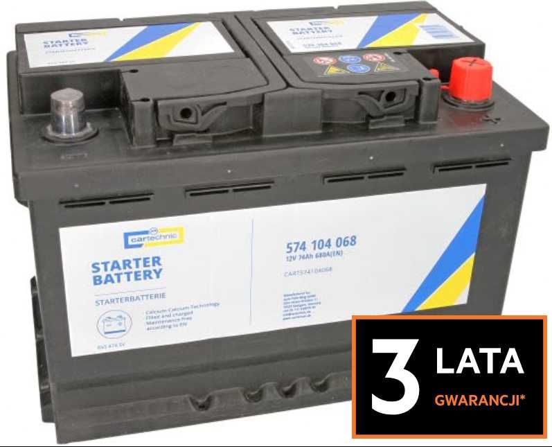 Akumulator VARTA Cartechnic 12V 74ah 680a P+ Radom wysyłka