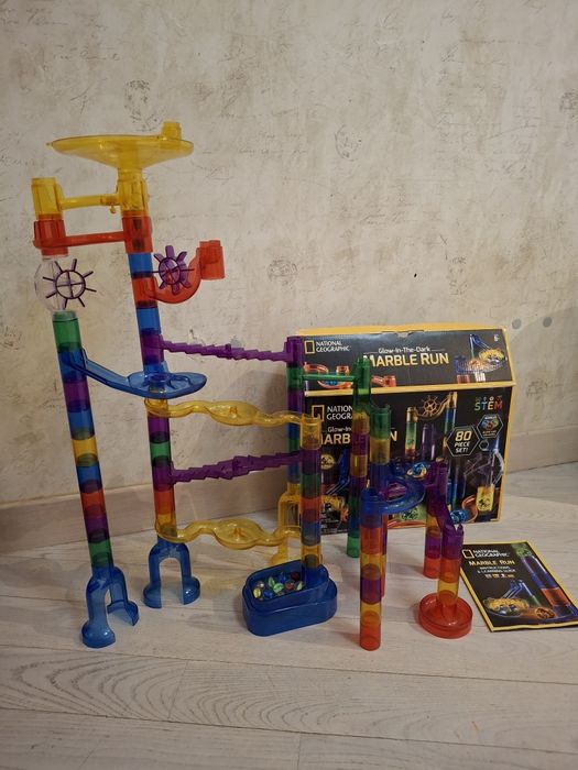 Розвиваючий конструктор лабіринт з кульками 80 дет NATIONAL GEOGRAPHIC