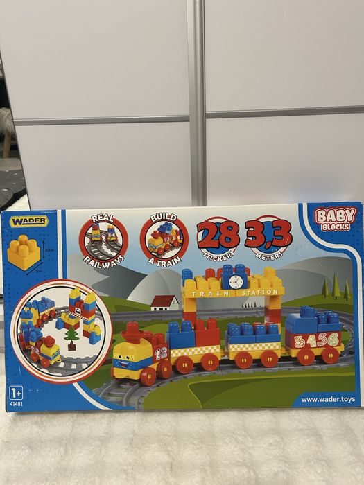 Klocki kolejka pociąg 89 elementów