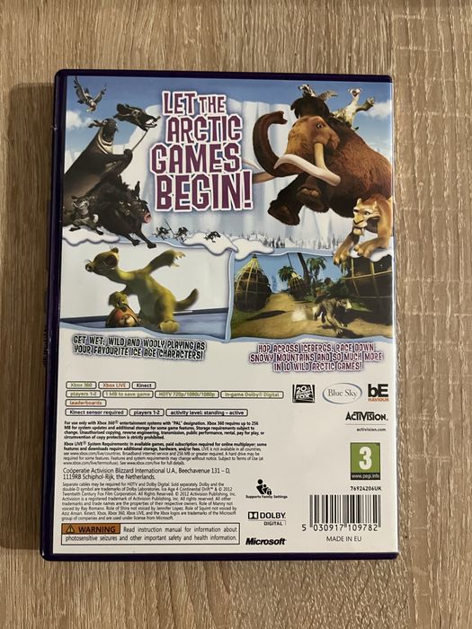 Epoka lodowcowa 4 xbox 360 kinekt ice age 4