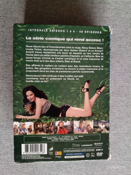 DVD série televisiva "WEEDS" temporada 1-4
