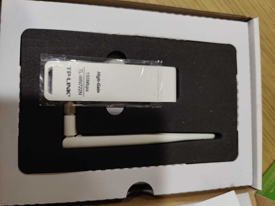 Adaptador Wi-Fi USB TP-Link TL-WN722N – 150 Mbps (Antena externa)