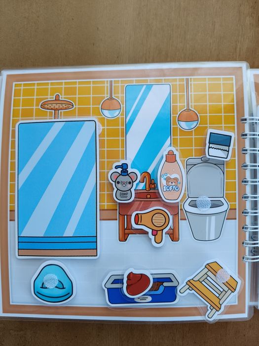 Альбом на липучках toca boca "Будинок мрії"