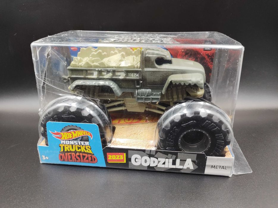 Машинка Хот Вілс Монстр Трак Monster Trucks Godzilla Hot Wheels HKM50