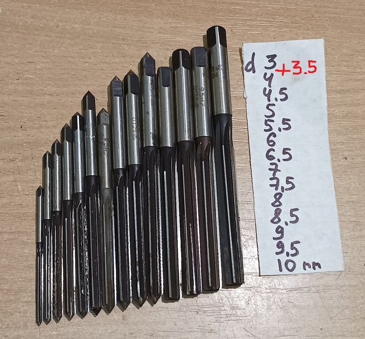 Мітчик плашка лерка СРСР набор М5-М27 + конічні дюмові та трубні