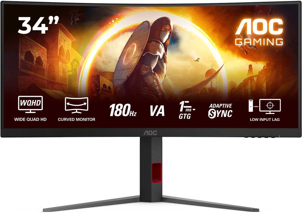 Monitor AOC ultrawide 34" 4k
