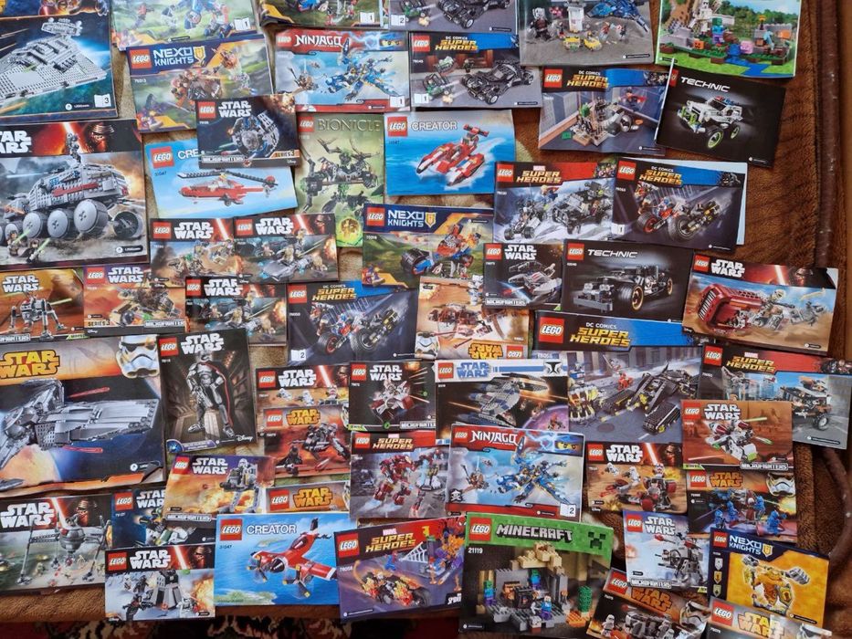 Лот колекційного LEGO Star Wars Marvel DC, орігінал, мініфігурки 30 кг