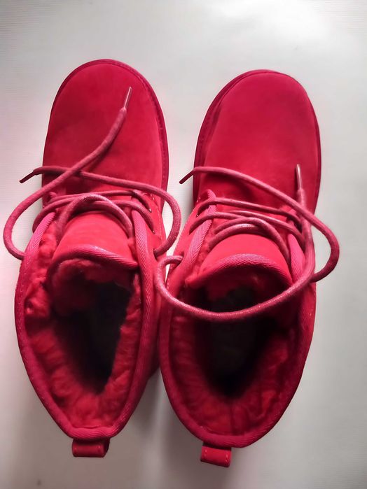 Жіночі зимові черевики UGG червоні 38р.
