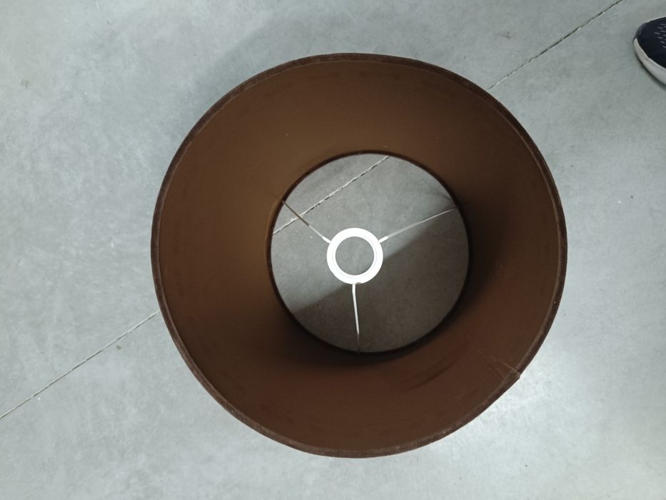 Abajur grande veludo