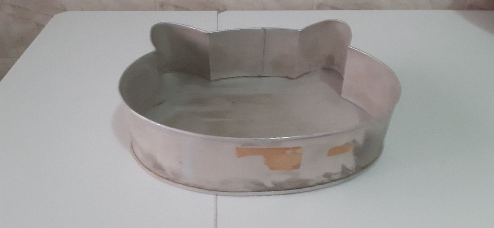 Forma para bolos em forma de gato